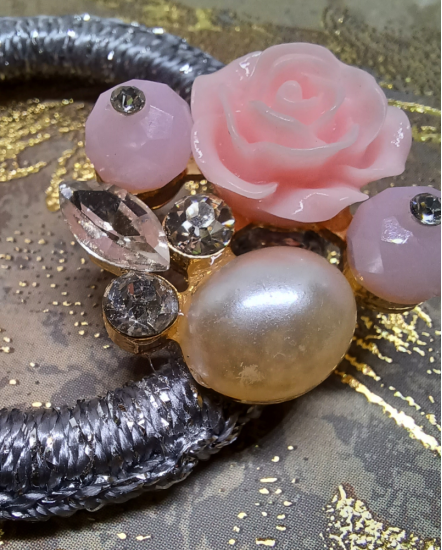 Háčkované  dizajnové náušnice "Kolekcia dizajnových kúskov"